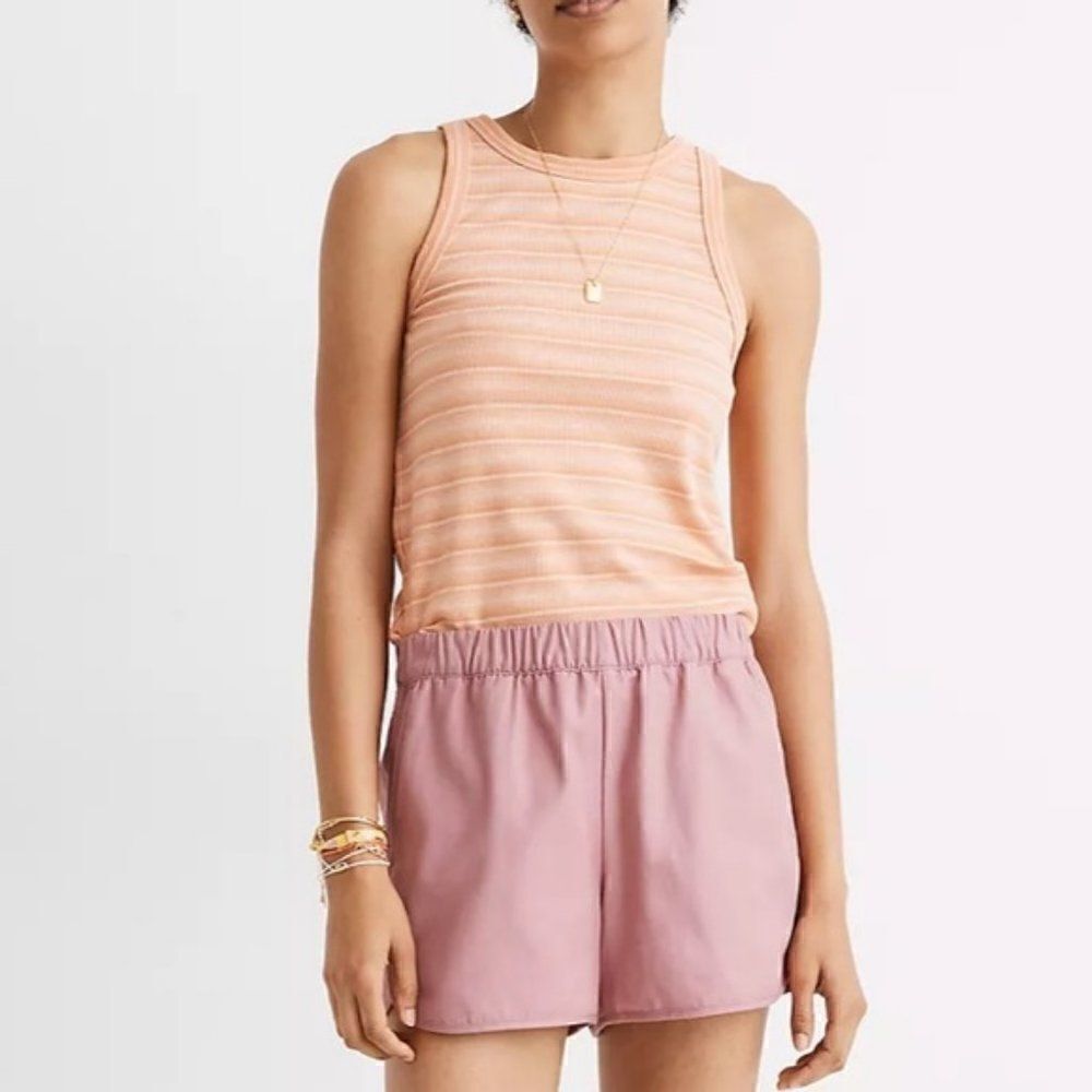 Madewell Ribbed Westville Tank Top Sweet Tulip NWT Size XXS - Picture 3 of 7